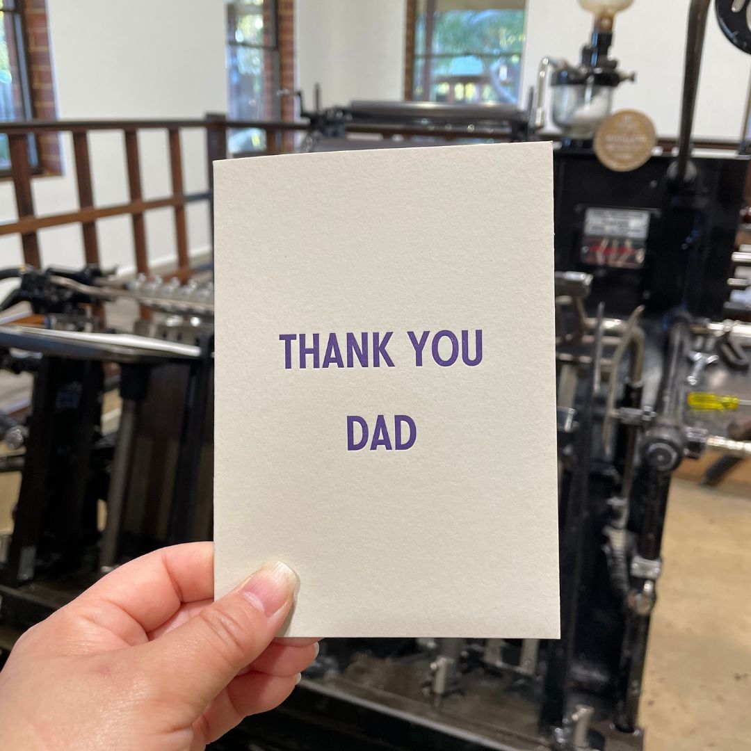 Bright Press Thank You Dad Card