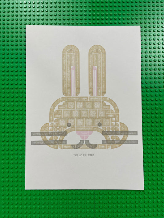 Year of the Rabbit Art Print